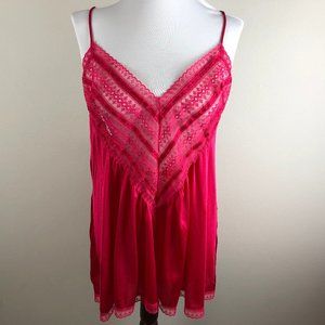 Flair Lace Camisole Size L Red